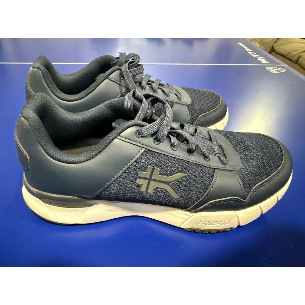 Mens KURU Cloud Quantum 2 Sneakers Navy Mesh & Leather Size 11M